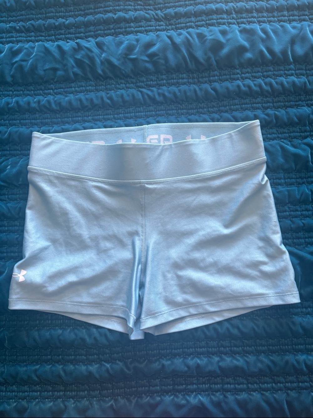 Under Armour Light Blue Women's Athletic Shorts